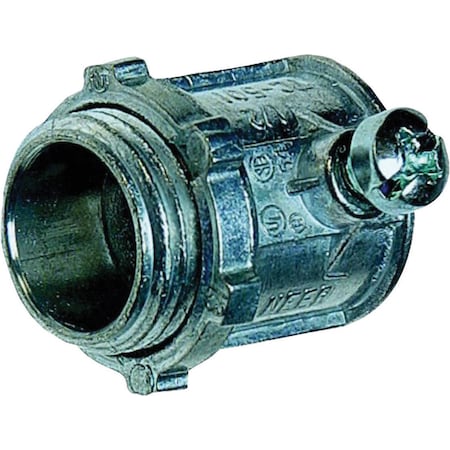 Gampak Sigma Engineered Solutions ProConnex 1-1/2 in. D Die-Cast Zinc Set Screw Connector For EMT 1 pk 02-55234